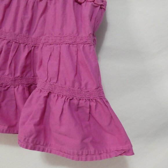 CHILDREN'S PLACE 3T Toddler Girls Charming Pink Tiered Halter Dress - Picture 9 of 16